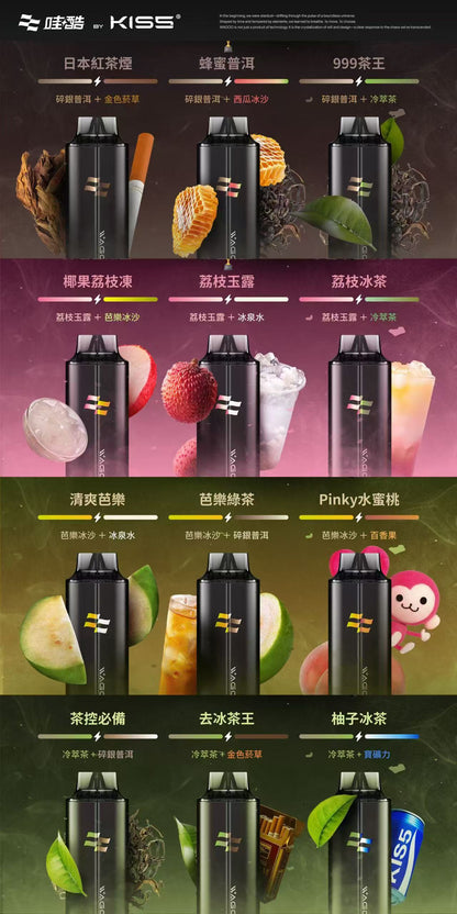 哇酷6500口拋棄式 (KIS高端子品牌）-新品上市