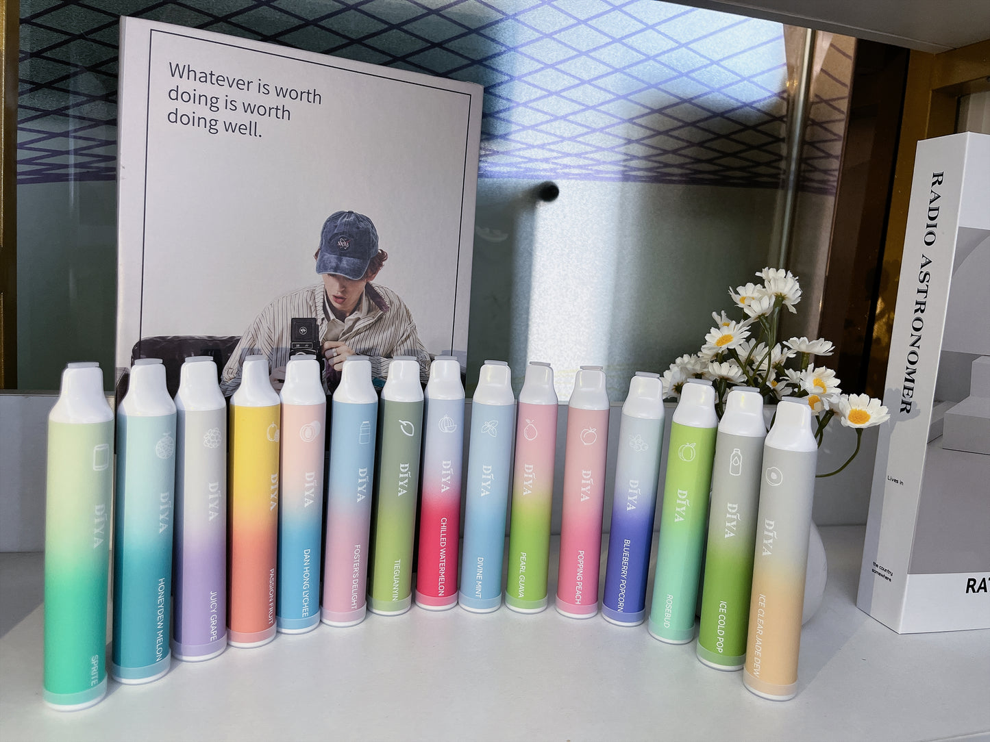 新品上市-DIYA叮啞7500口拋棄式/一次性電子煙 台灣現貨