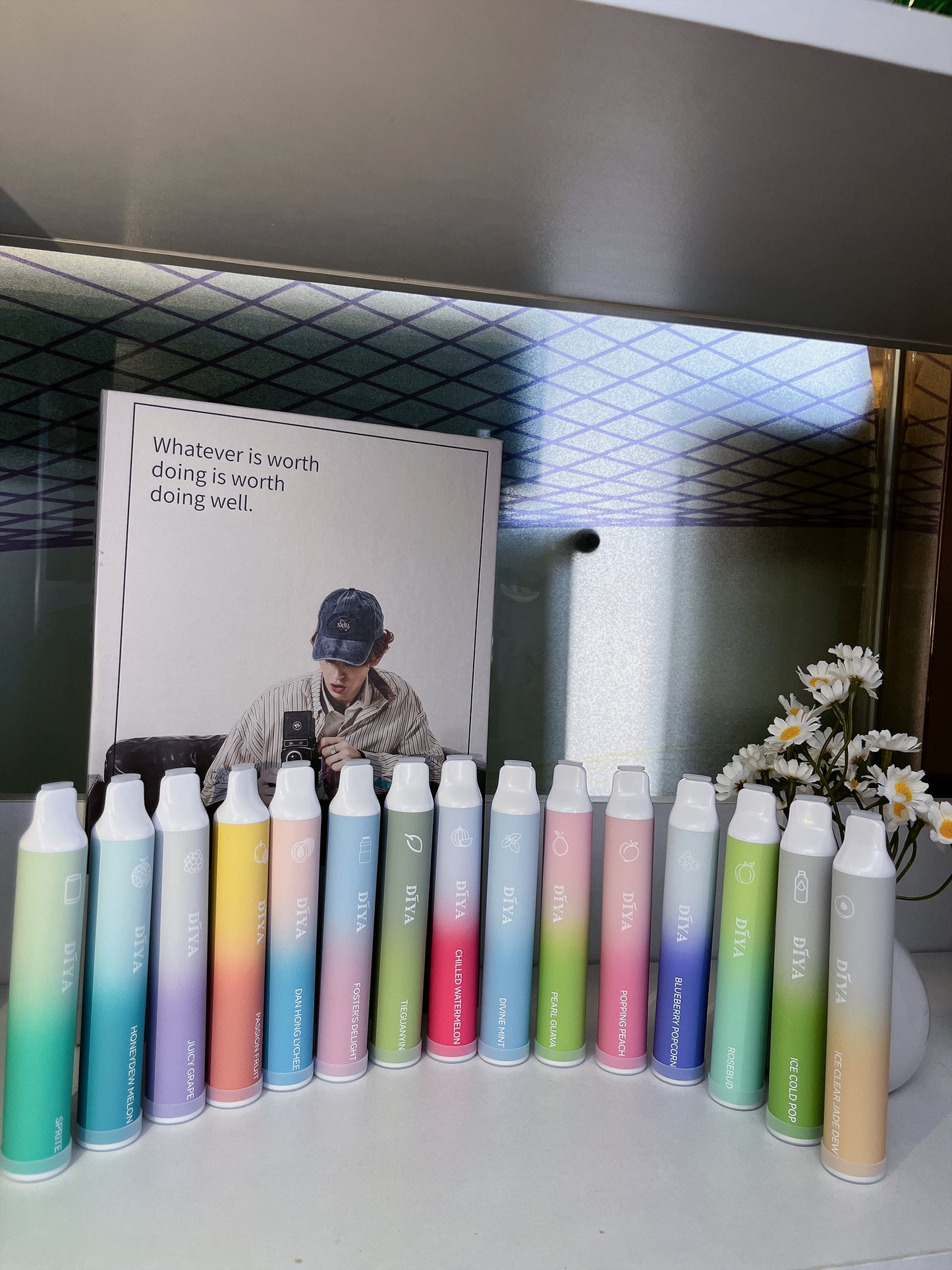 新品上市-DIYA叮啞7500口拋棄式/一次性電子煙 台灣現貨