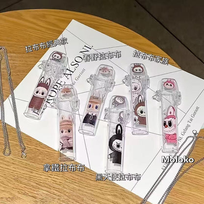 LABUBU拉佈佈 一代/五代主機通用保護套 防摔 透明 通用SP2S主機保護套（配掛繩）🍬台灣現貨