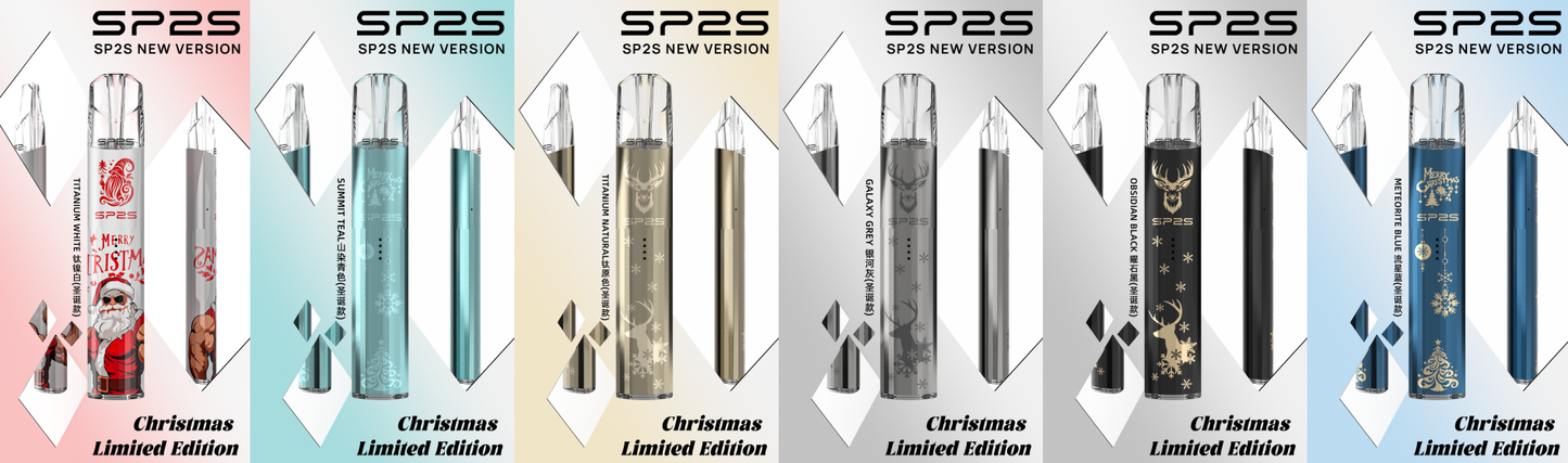 sp2s聖誕限定一代國際版主機聖誕款/鈦主機聖誕款 正品思博瑞sp2s主機 適用一代煙彈