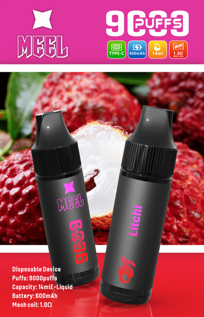 【新品上市】MEEL拋棄式/一次性 9000口  可充電 台灣現貨