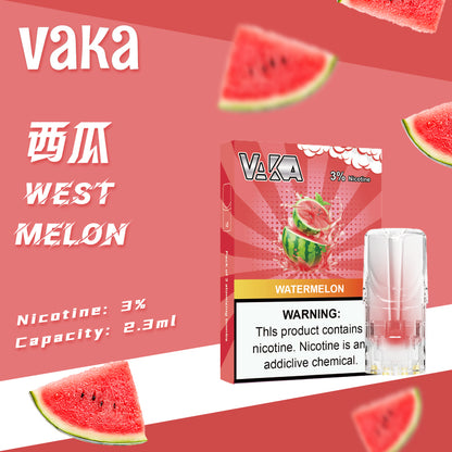 限時活動-【vaka一代煙彈】購買5盒送VAKA煙蛋1盒 /購買10盒送VAKA主機一隻或者煙彈1盒，通配一代relx/sp2一代主機